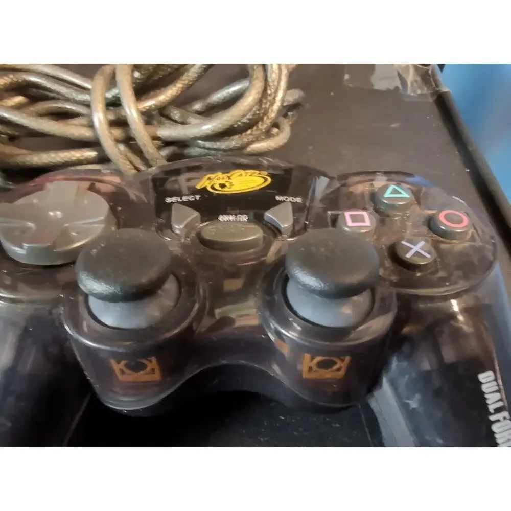 PlayStation2 Controller Lot Dualshock 2 Mad Catz Dual Force Analog Video Game